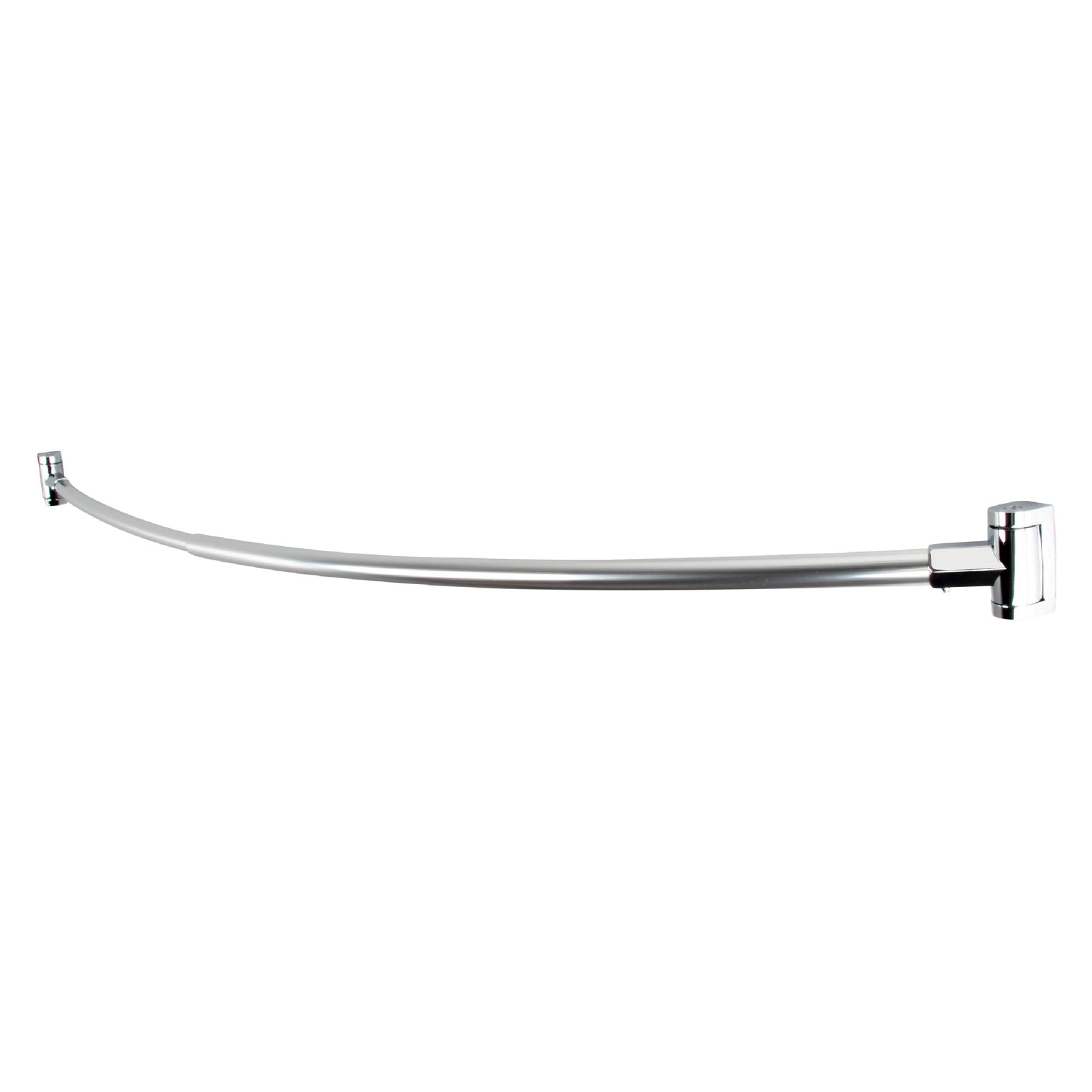 36 in. to 61 in. Curved Shower Rod (Chrome Finish)