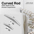 36 in. to 61 in. Curved Shower Rod (Chrome Finish)