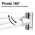 36 in. to 61 in. Curved Shower Rod (Chrome Finish)