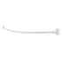 36 in. to 61 in. Curved Shower Rod (White Finish)