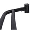 44 in. to 70 in. Double Curved Shower Rod (Matte Black Finish)