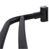 44 in. to 70 in. Double Curved Shower Rod (Matte Black Finish)