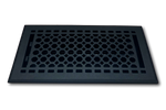 Cast Iron Honeycomb Vent Covers - Black
