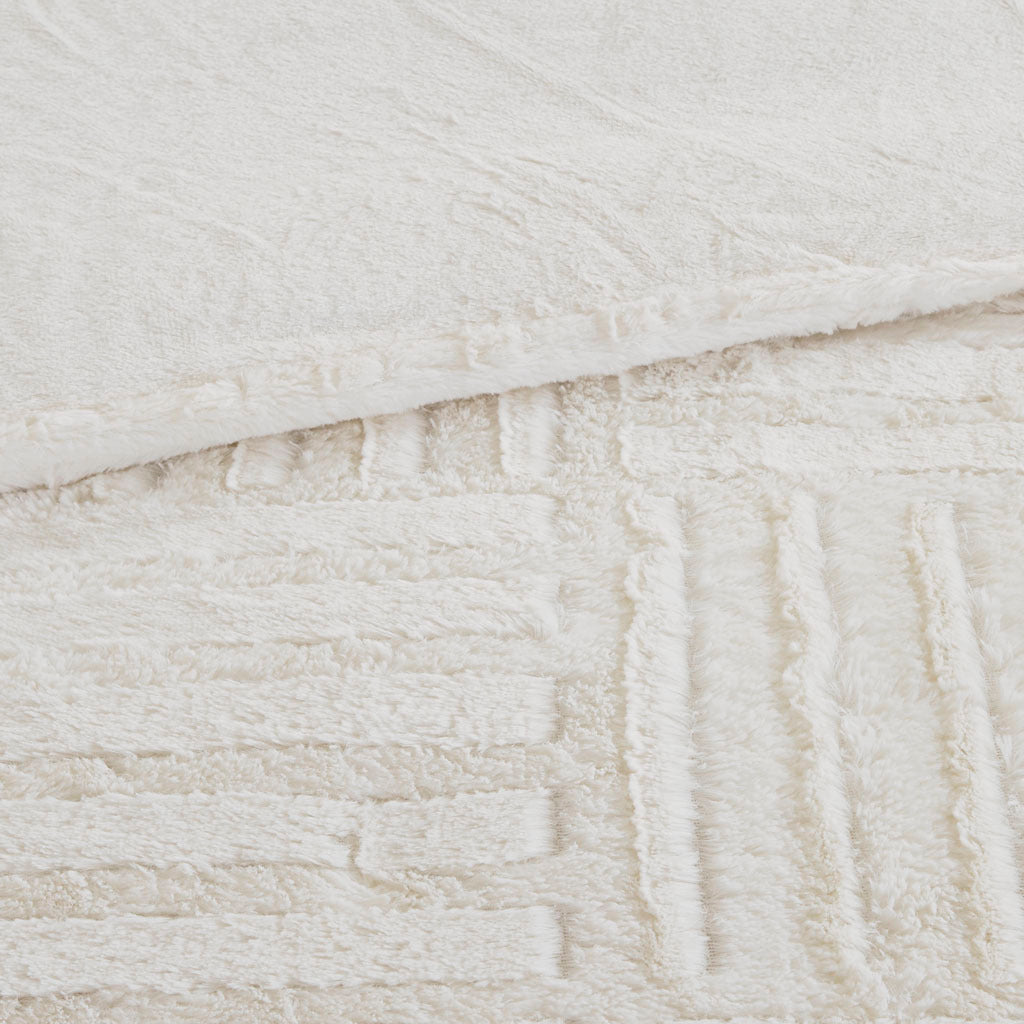 Twin Fur Down Alternative Comforter Mini Set