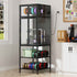 3D Printer Cabinet With Double Layer Filament Storage, T-Shaped Filament Bar, Noise Reducing And Dust Proof Design - Black