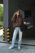 Dark Chocolate Insulated Bio-Down Jacket