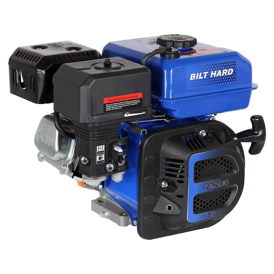 BILT HARD 7HP 212cc Gas Engine, Horizontal Shaft, 4-Stroke OHV, 3/4" Shaft