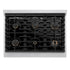 ZLINE 36 " Gas Range with Convection Oven Stainless Steel, Champagne Bronze , SGRSZ-36-CB