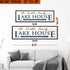 Upgrade Your 16x48 Inches 'Family Lake House Arrow' (Style 3) Canvas To 20x60 Inches