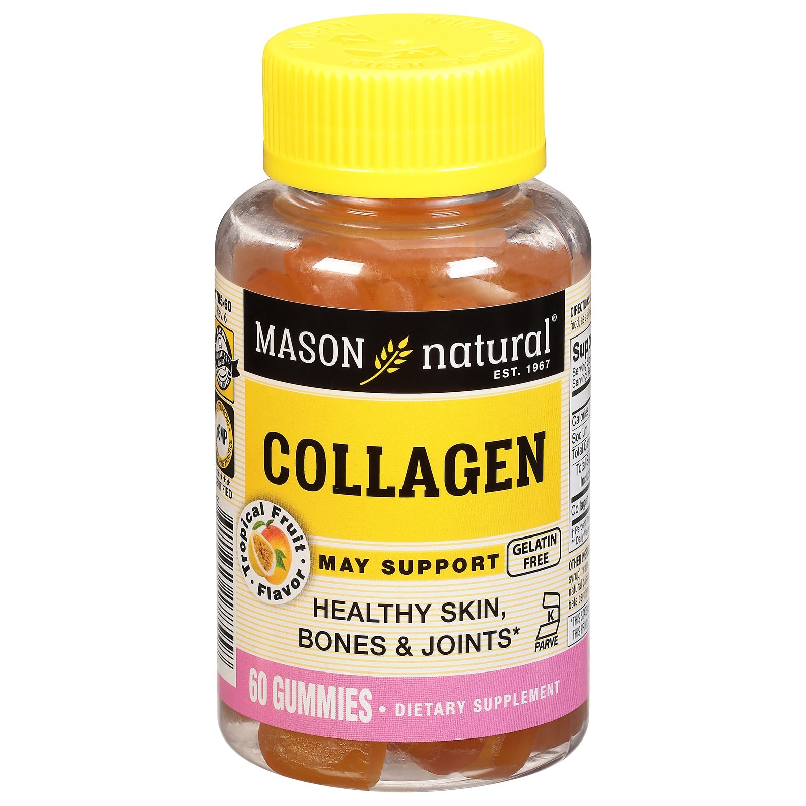 Mason Naturals Collagen Gummy: 60 Gummies for Radiant Skin