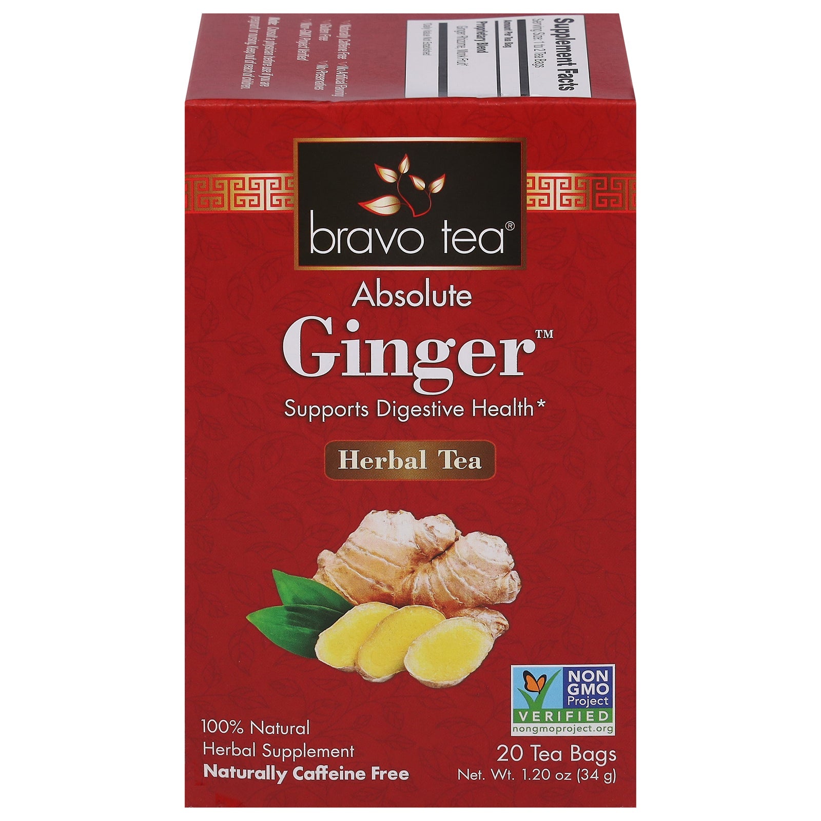 Bravo Teas & Herbs Absolute Ginger Tea (20 Bags)