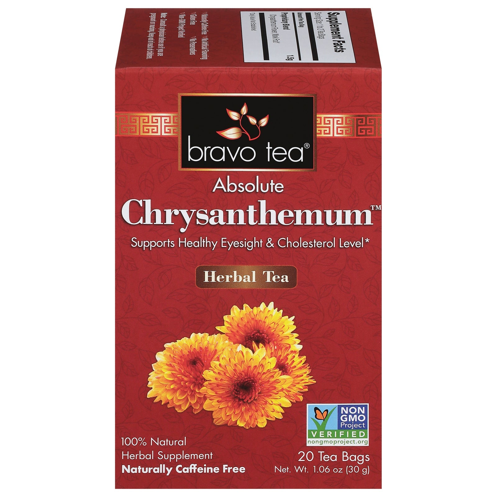 Bravo Teas Absolute Chrysanthemum Tea, 20 Count Bags