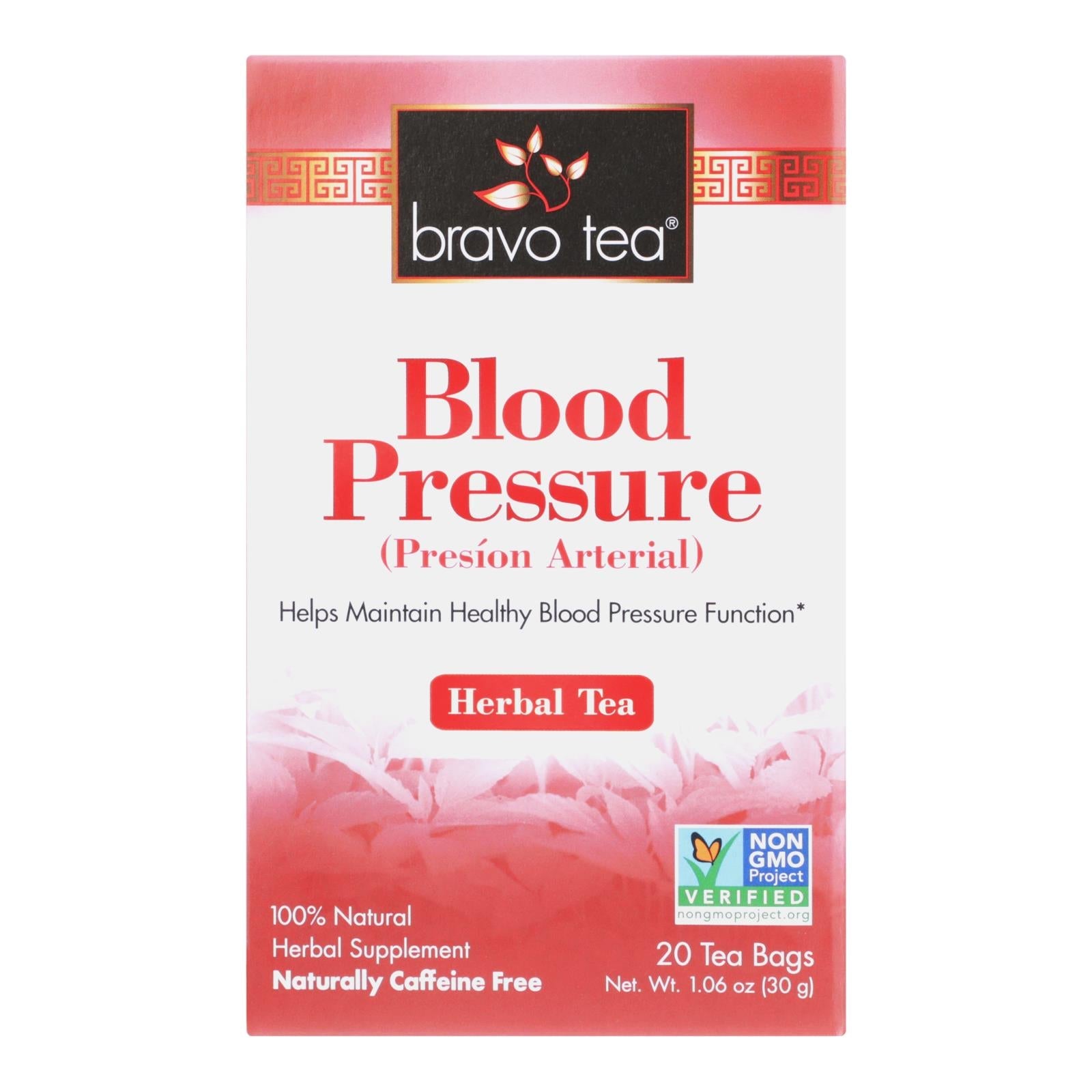 Bravo Teas & Herbs Blood Pressure Tea - 20 Tea Bags