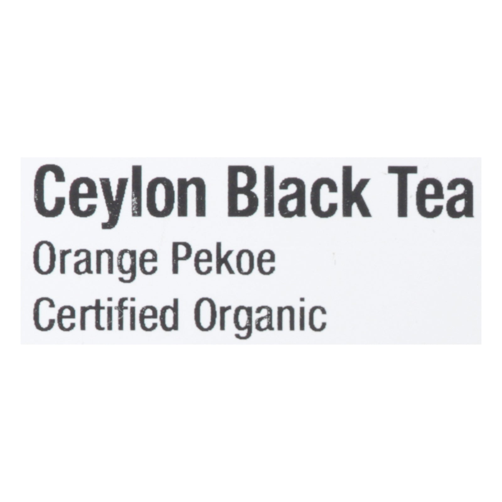 Frontier Herb Organic Fair Trade Ceylon Tea - 1lb Bag
