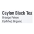 Frontier Herb Organic Fair Trade Ceylon Tea - 1lb Bag