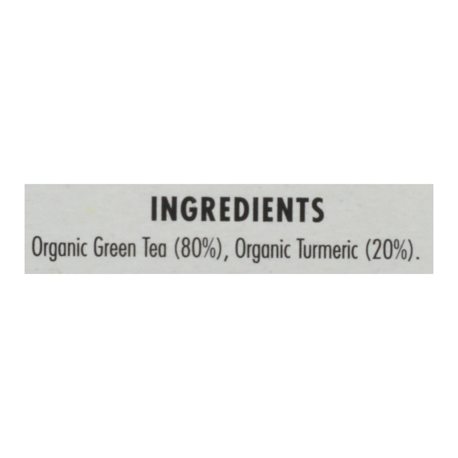 Heath & Heather Green Turmeric Tea - Case of 6 (20 Count)