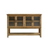 Rectangle Accent Sideboard Cabinet With Storage Shelf, Cabinet For Kitchen - Natural Wood