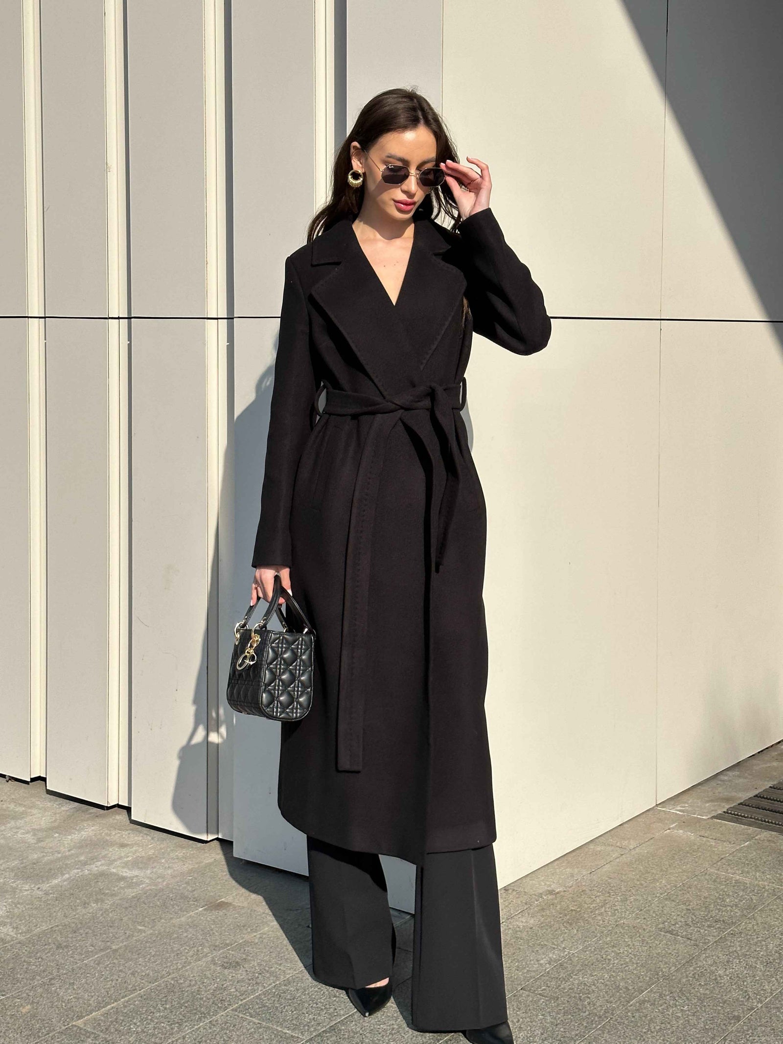 Pre-Order. Re-Stock Ships February 2026. Astoria Classic Wraparound Wool Blend Overcoat