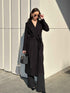 Pre-Order. Re-Stock Ships February 2026. Astoria Classic Wraparound Wool Blend Overcoat