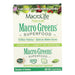 Macrolife Naturals Macro Greens - Superfood Powder Packets, 12 x 4 oz - Vegan Gluten-Free Cleanse