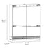 ZLINE 72" Panel Ready Built-In Bottom Freezer Refrigerator,Water Dispenser, Ice Maker, RBIT-72
