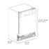 ZLINE Autograph 24" Dishwasher Stainless, Gold DWVZ-24-G