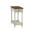 Accent End Table, 2 Tier, Storage Drawer, Traditional Stylish Design