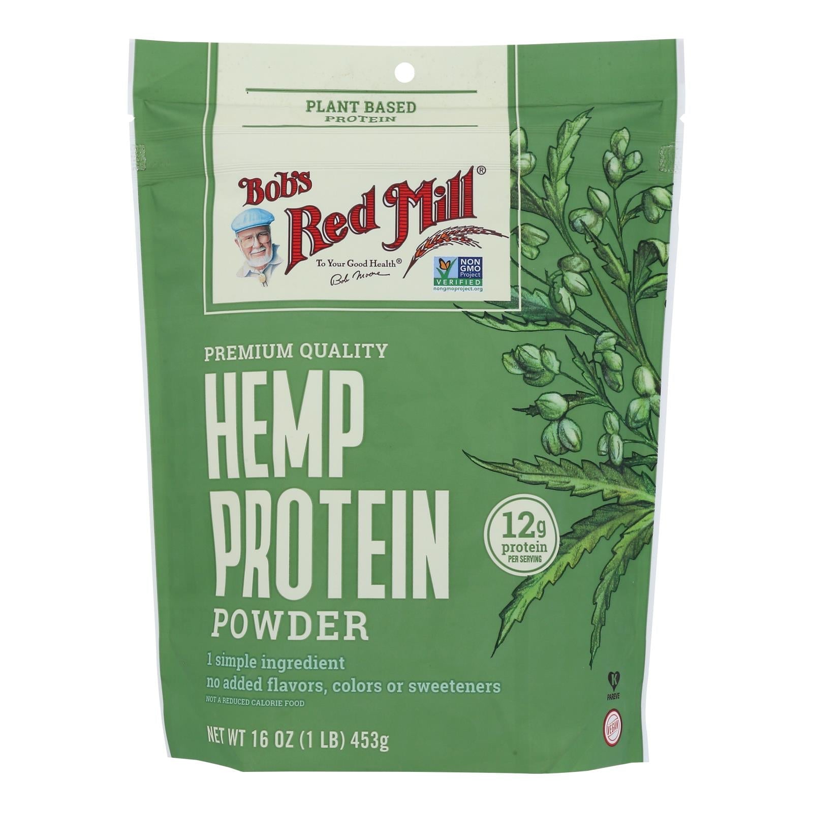Bob's Red Mill - Hemp Protein Powder - 16 Oz - Pack of 4
