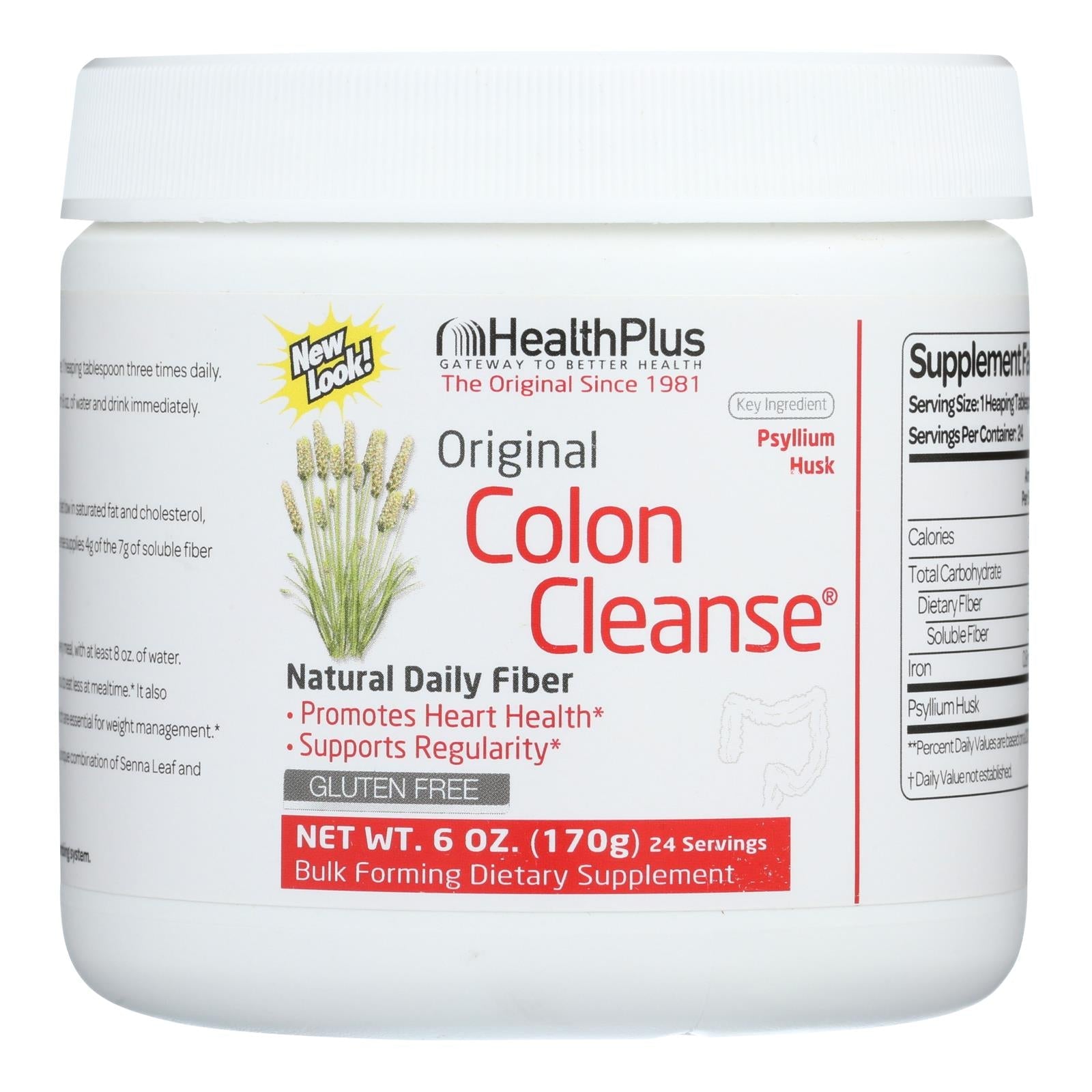 Health Plus - Colon Cleanse Regular, 6 oz - Bowel Regulation Support