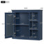 Wall Mounted Medicine Cabinet With Mirror And 3 Open Shelves