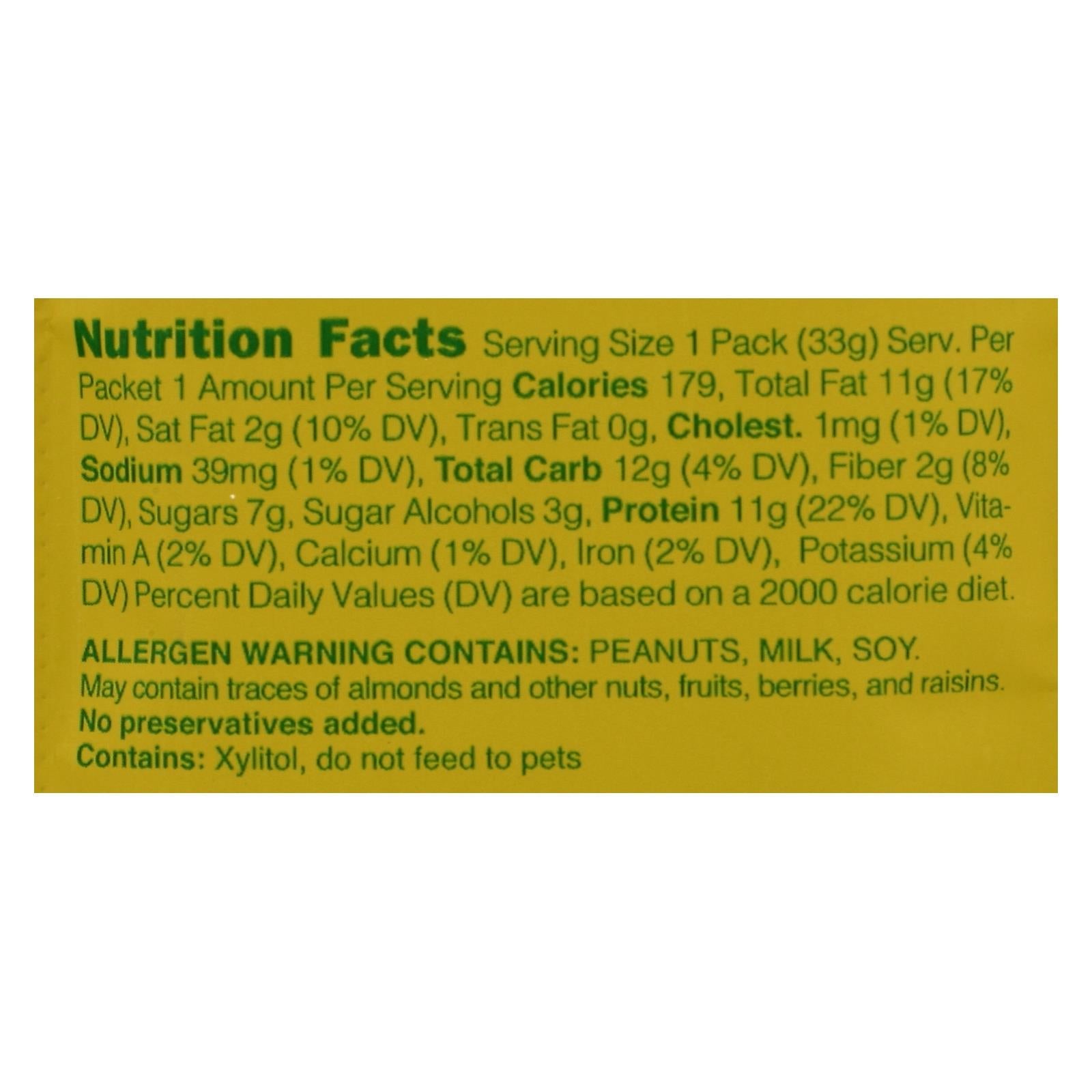 Nuts 'n More - PB Spread Birthday Cake Spread Single - Case of 10 - 1.1oz'