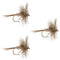 3 Pack March Brown Classic Dry Fly - Hook Size 16