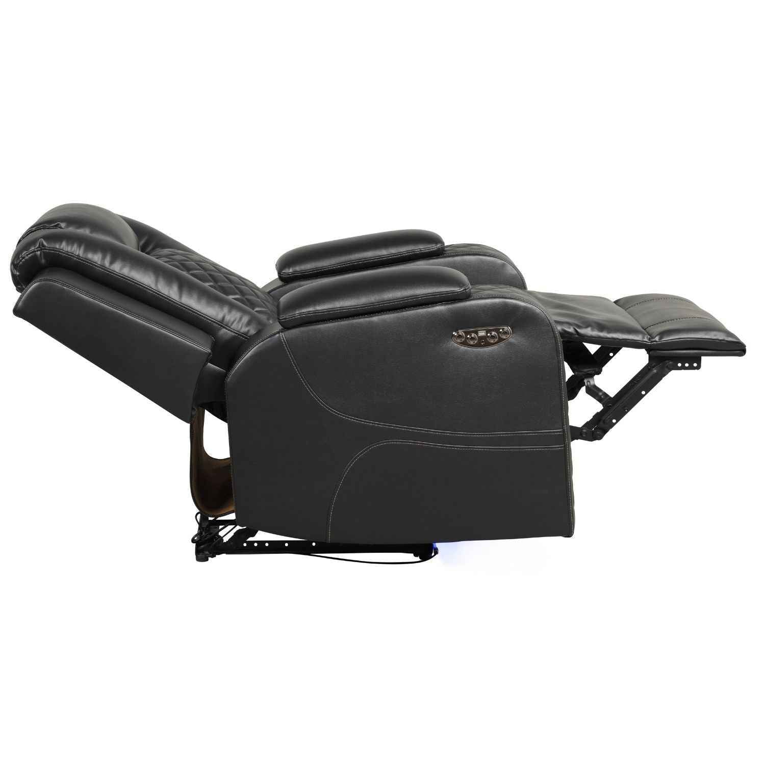 Benz - LED & Power Recliner Chair With Adjustable Headrest