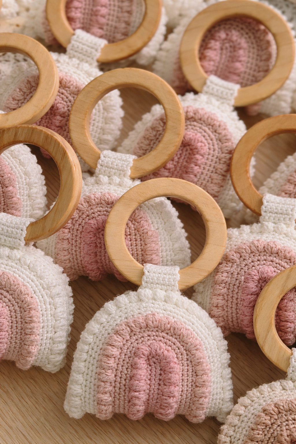 Pastel Rainbow Rattle