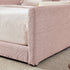 Cute Rabbit Ear Upholstered Platform Bed Frame With Safety Rail