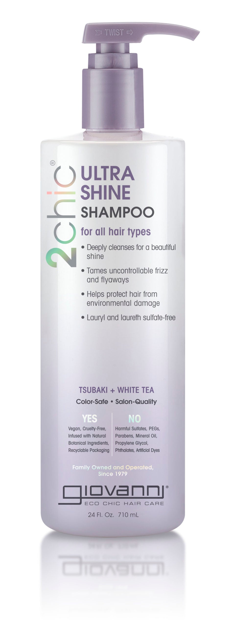 Giovanni 2chic Tsubaki & White Camellia Shampoo, 24 fl oz