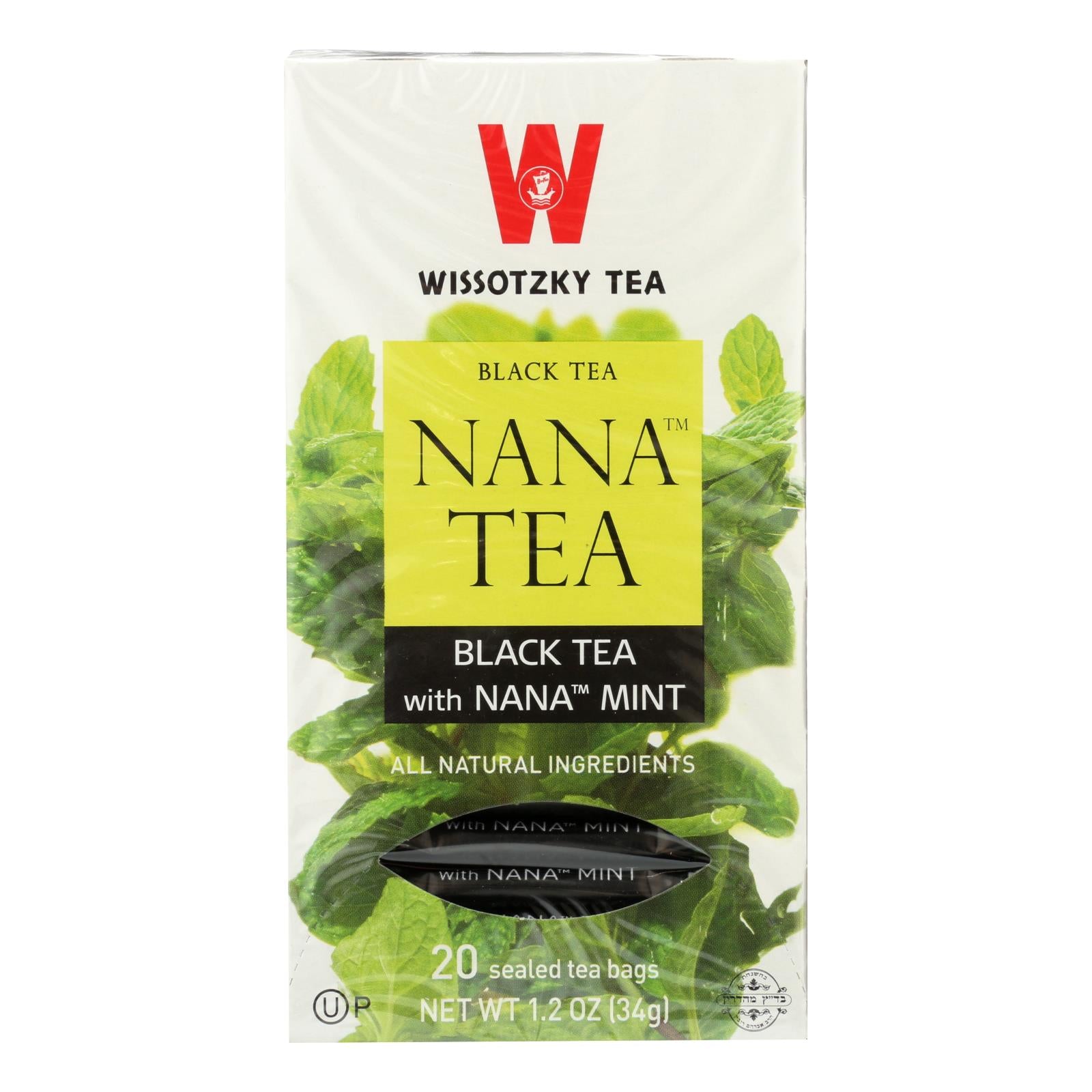 Wissotzky - Fruit Nana Tea, 25 Bag (Pack of 12) - Gluten-Free Herbal