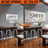 Upgrade Your 'Rustic Family Antler' (Style 1) Canvas To 24x48 Inches