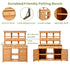 Tall Garden Potting Bench Table with Hutch - Durable Fir Wood