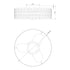 20" Farmhouse DC Motor Flush Mount Reversible Ceiling Fan with LED Lighting and Remote Control