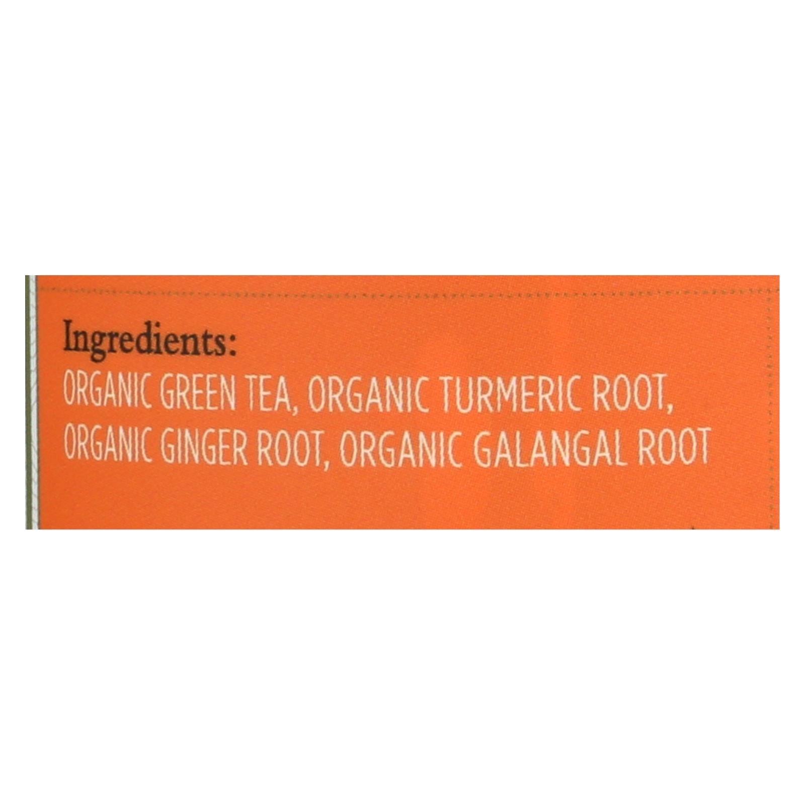 Paromi Green Turmeric Ginger Tea | Pack of 6 - 15 Ct