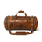 Leather Gym Travel Bag, Round