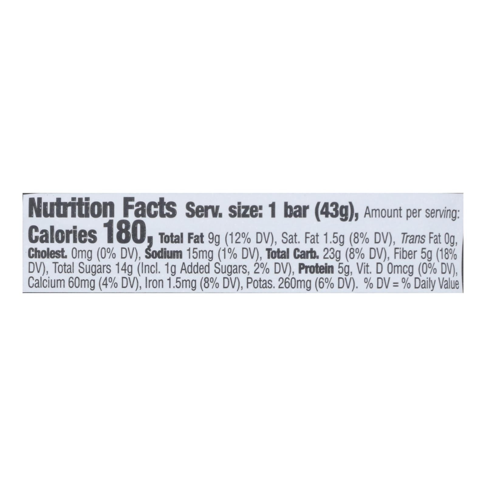 Bearded Brothers Energy Bar - Mega Maca Chocolate - 12 Pack - 1.52 Oz.