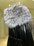 Genuine Silver Fox Fully Lined Hood Rabbit Insulated Parka