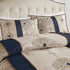 King 7 Piece Jacquard Comforter Set with Throw Pillows