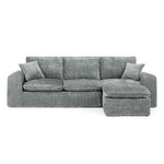 Sectional Sofa With Moveable Ottoman