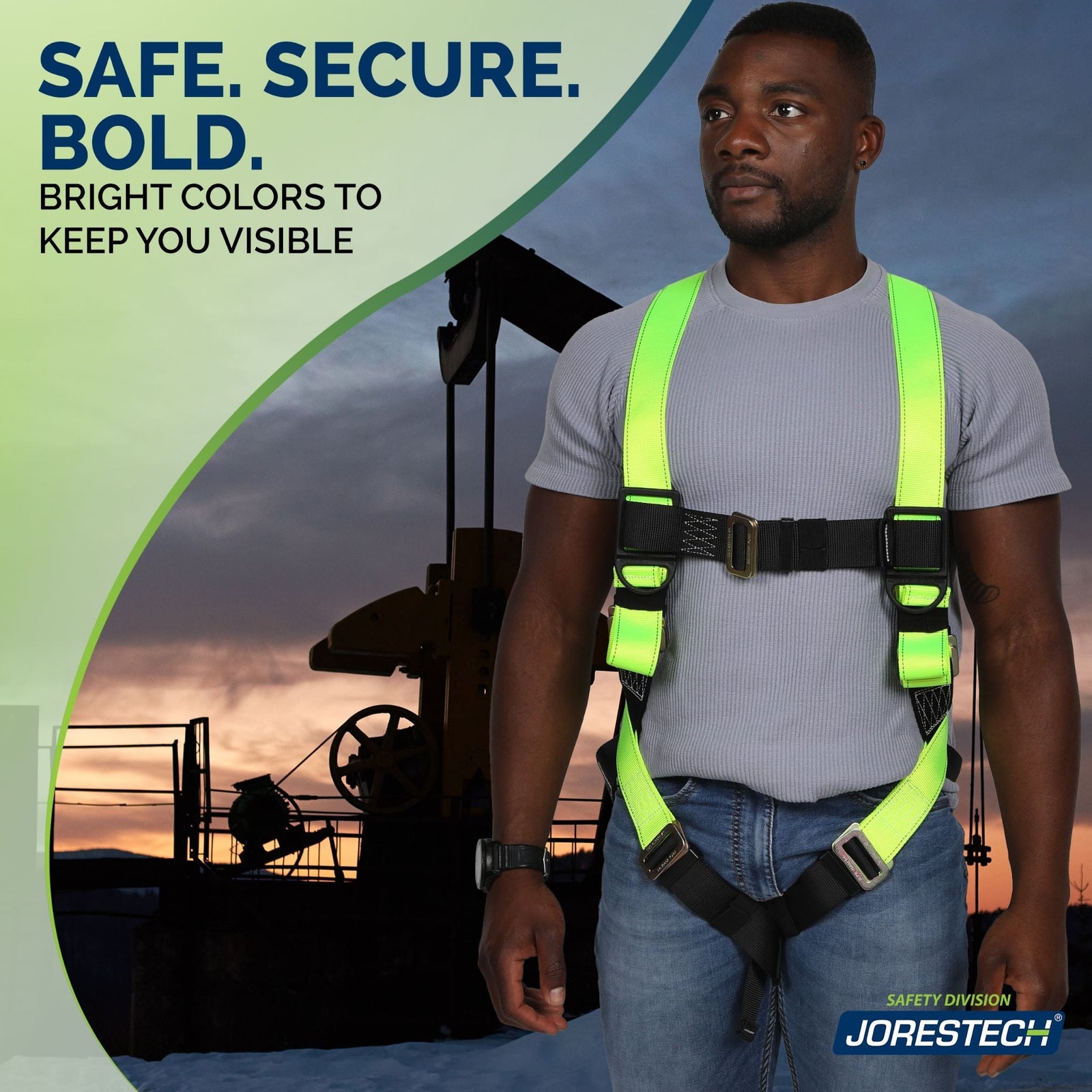 1D Fall Protection Safety Body Harness