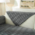 Bamboo-Style Sofa Towel, Faux Rabbit Fur Thickened Non-slip Seat Cushion Covers