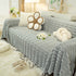 Fluffy Faux Fur Couch Cover Plush Sofa Throw, Warm & Stylish Sofa Protector