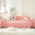 Fluffy Faux Fur Couch Cover Plush Sofa Throw, Warm & Stylish Sofa Protector